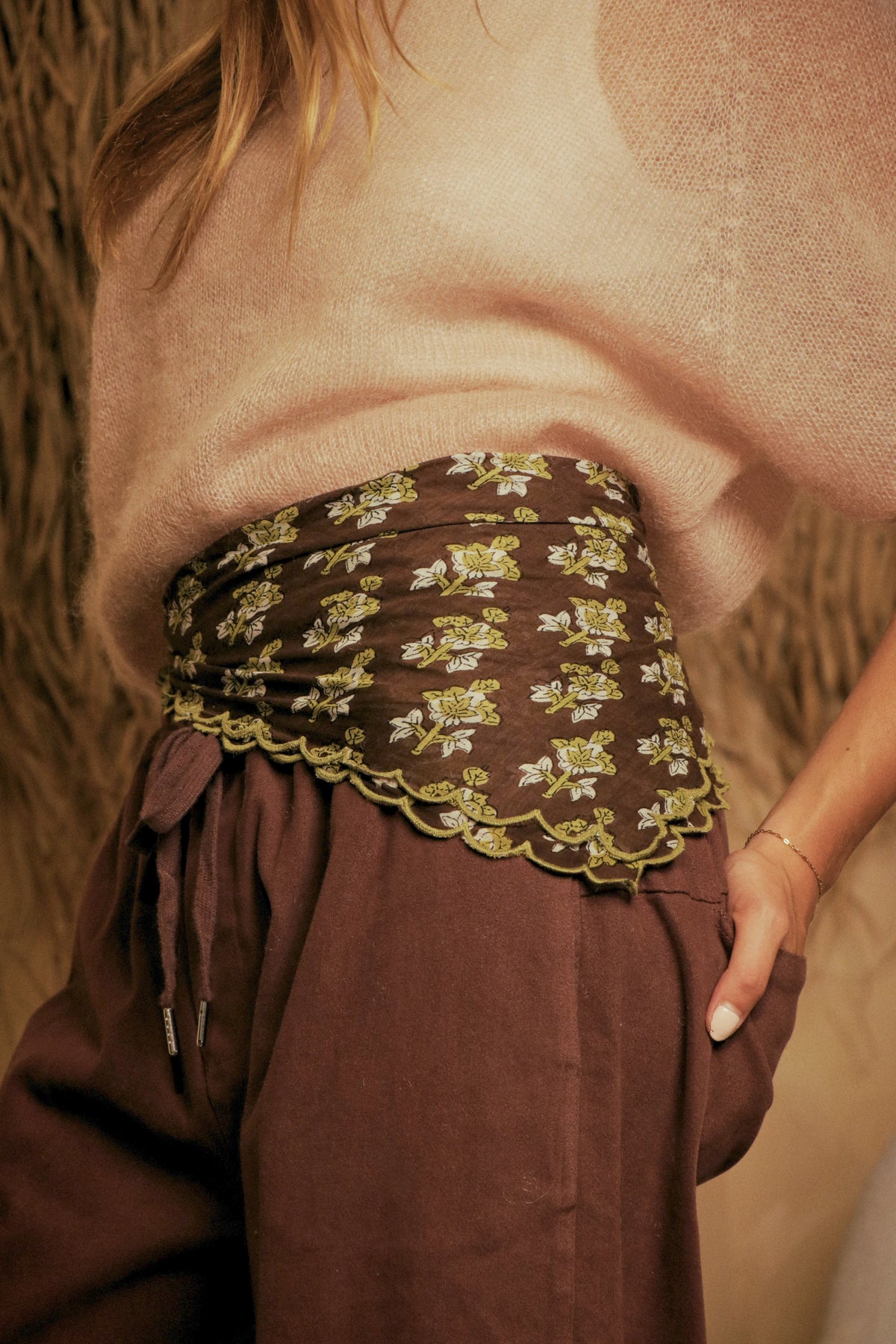 Foulard Fleur de Java