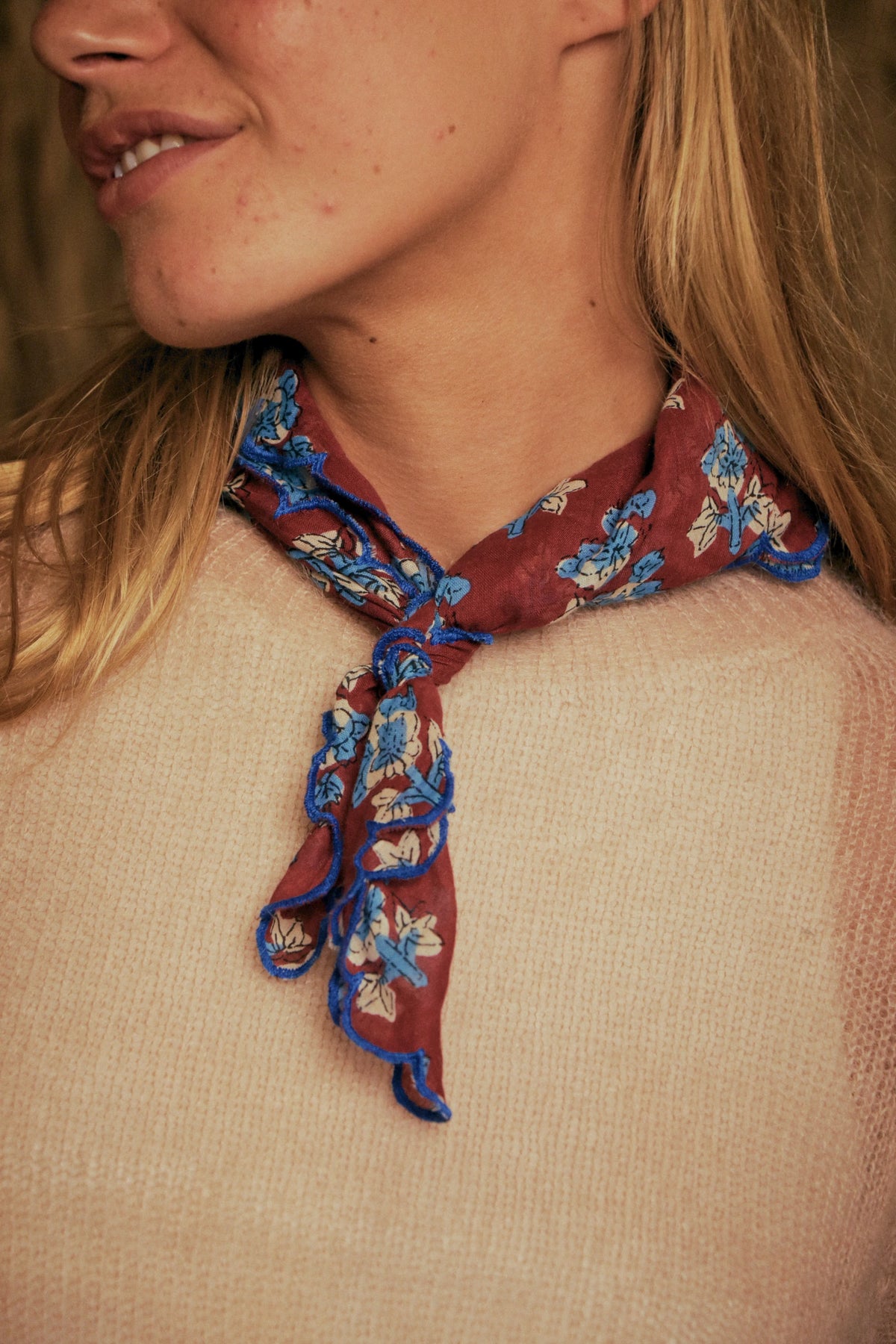 Foulard Fleur de Java