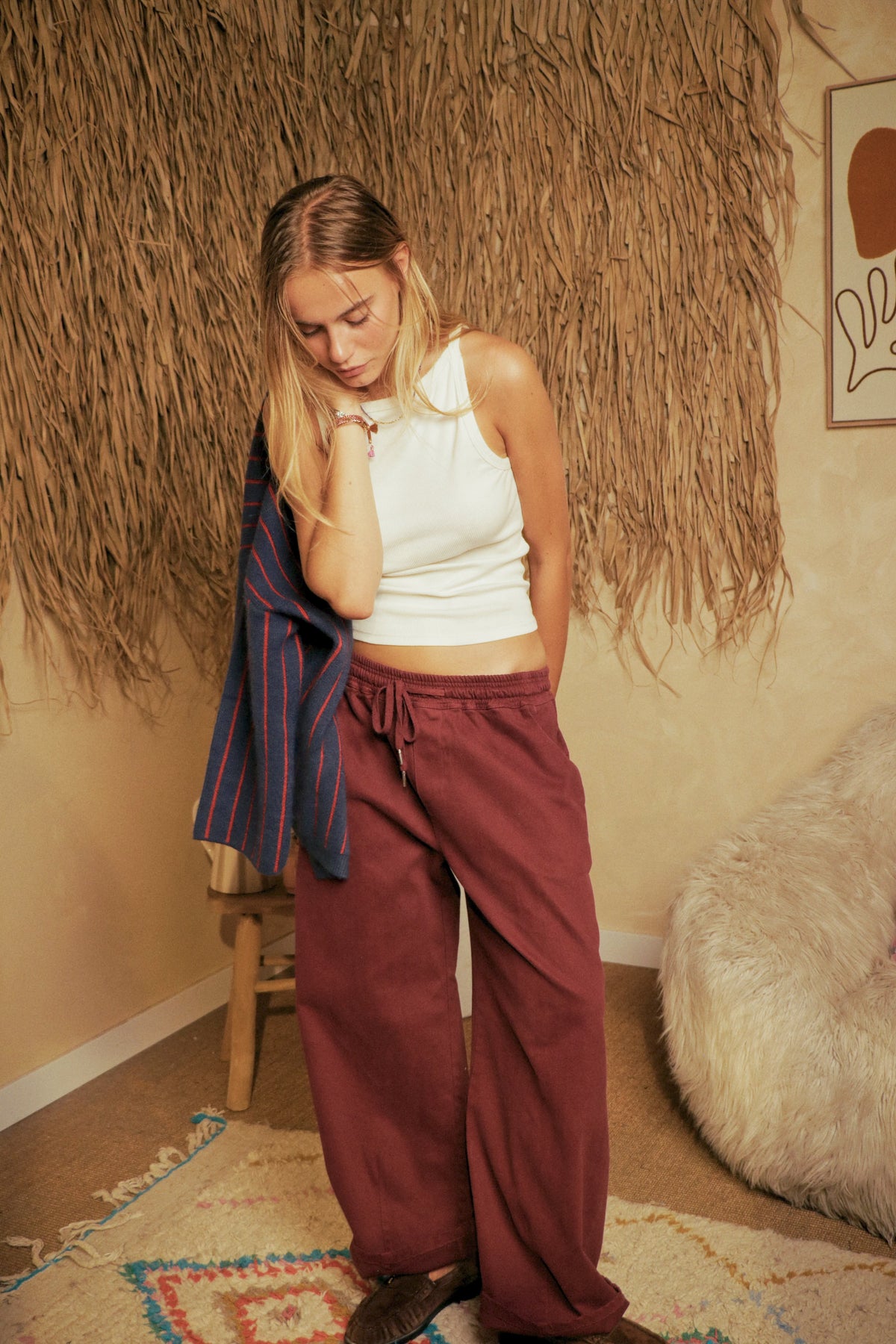 Pantalon Mistral Bordeaux