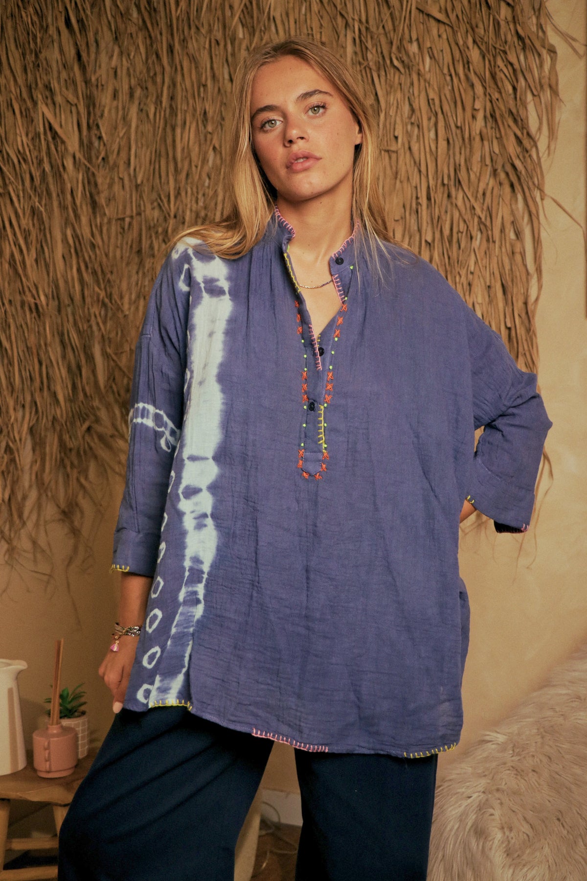 Chemise Indigo Lavande