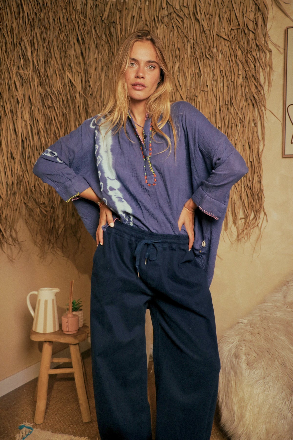 Chemise Indigo Lavande
