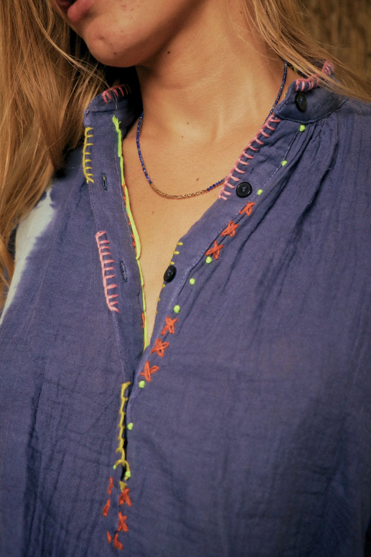 Chemise Indigo Lavande
