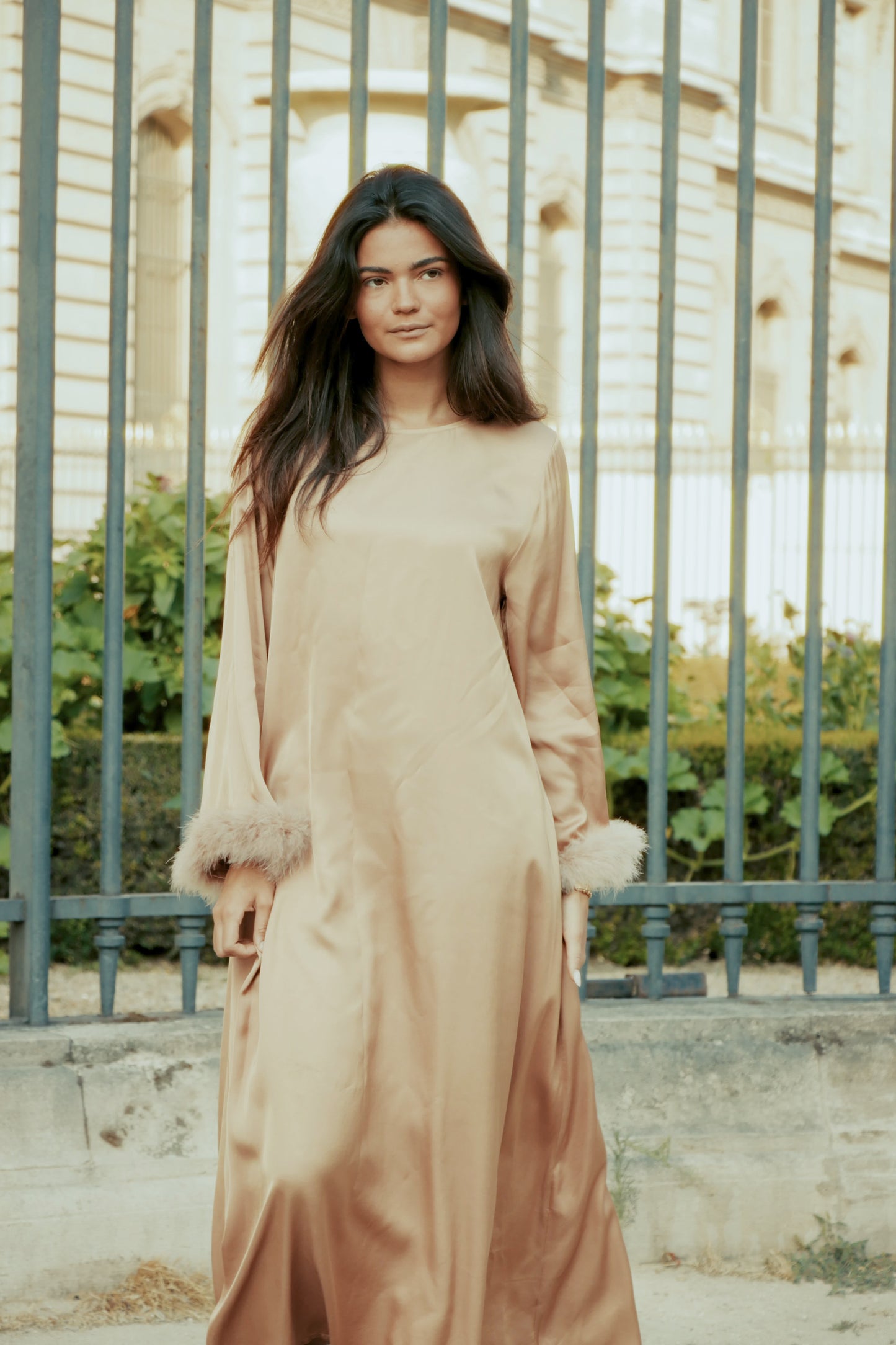 Robe Sable Satiné