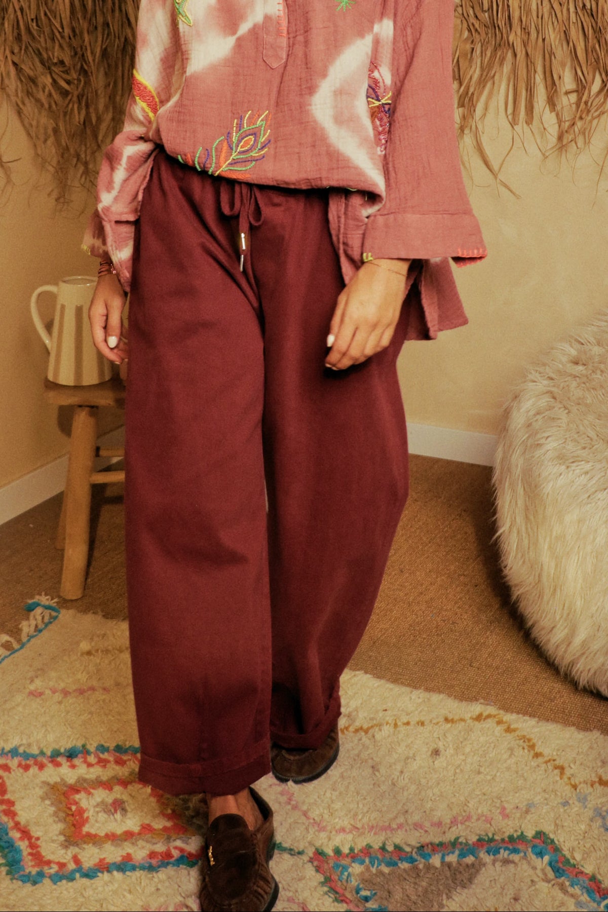 Pantalon Mistral Bordeaux
