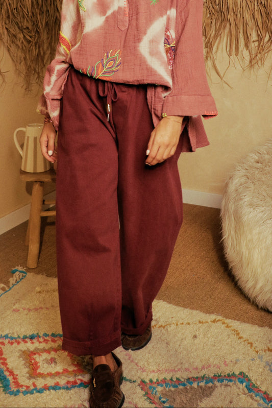 Pantalon Mistral Bordeaux