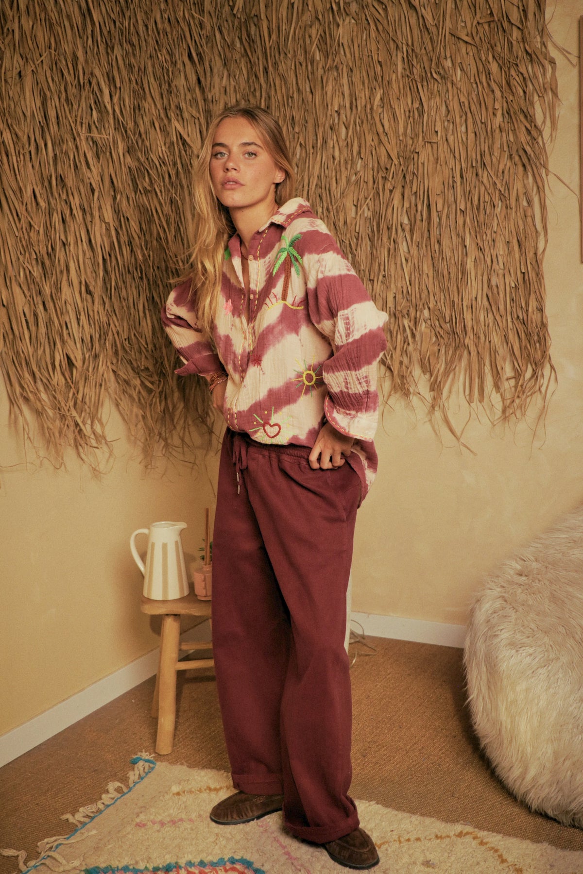 Pantalon Mistral Bordeaux