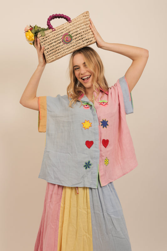 Chemise Bonbon Rainbow