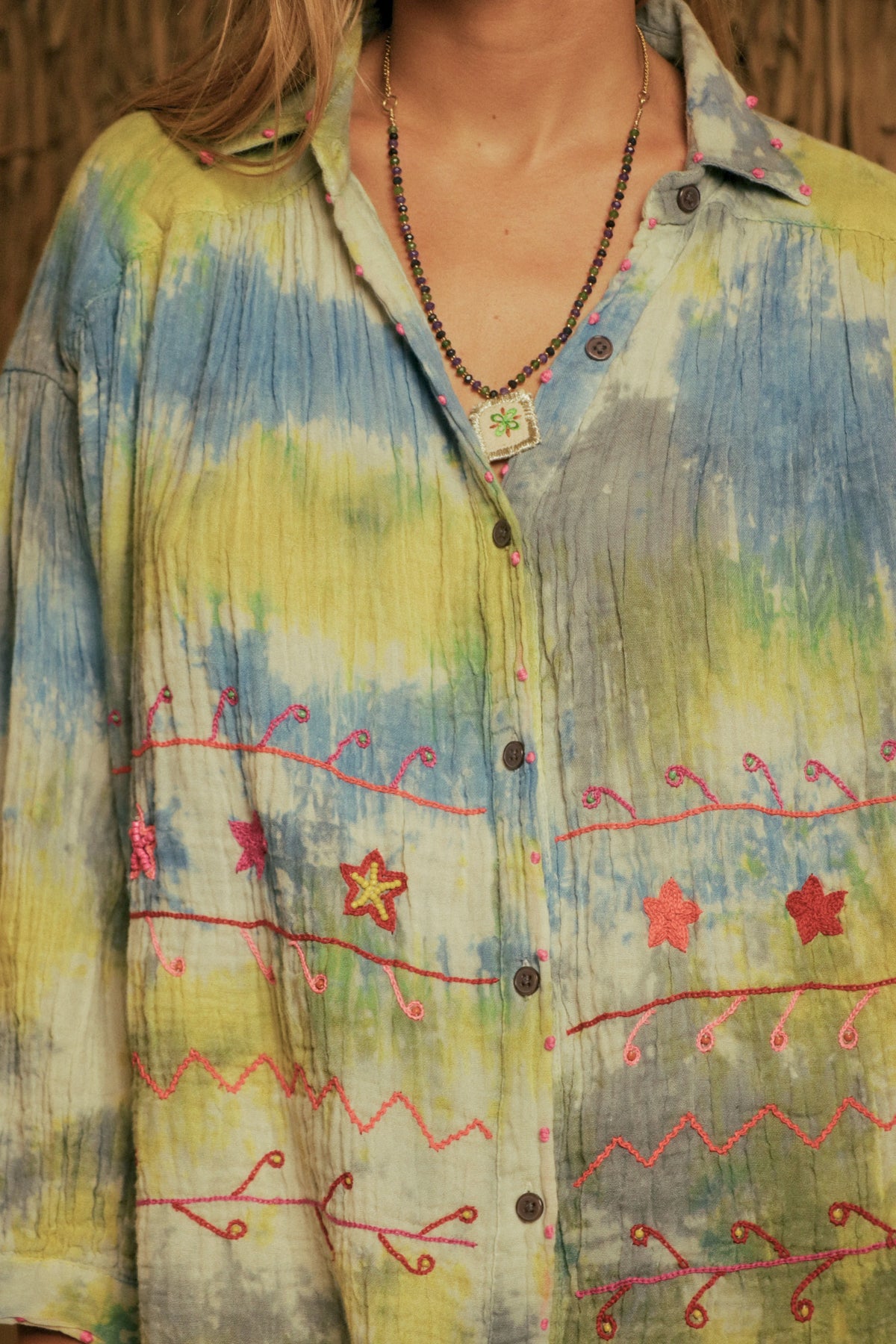 Chemise Aqua Citrus