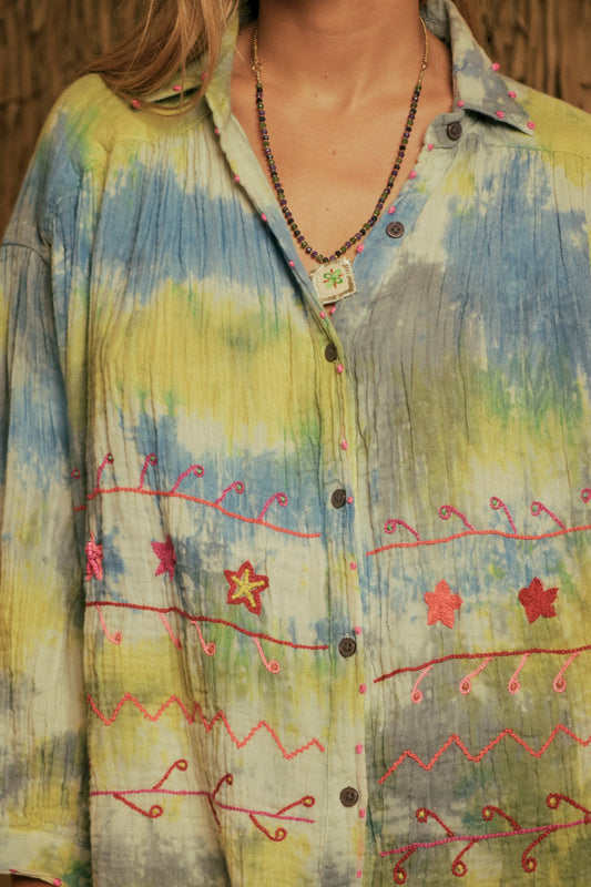 Chemise Aqua Citrus