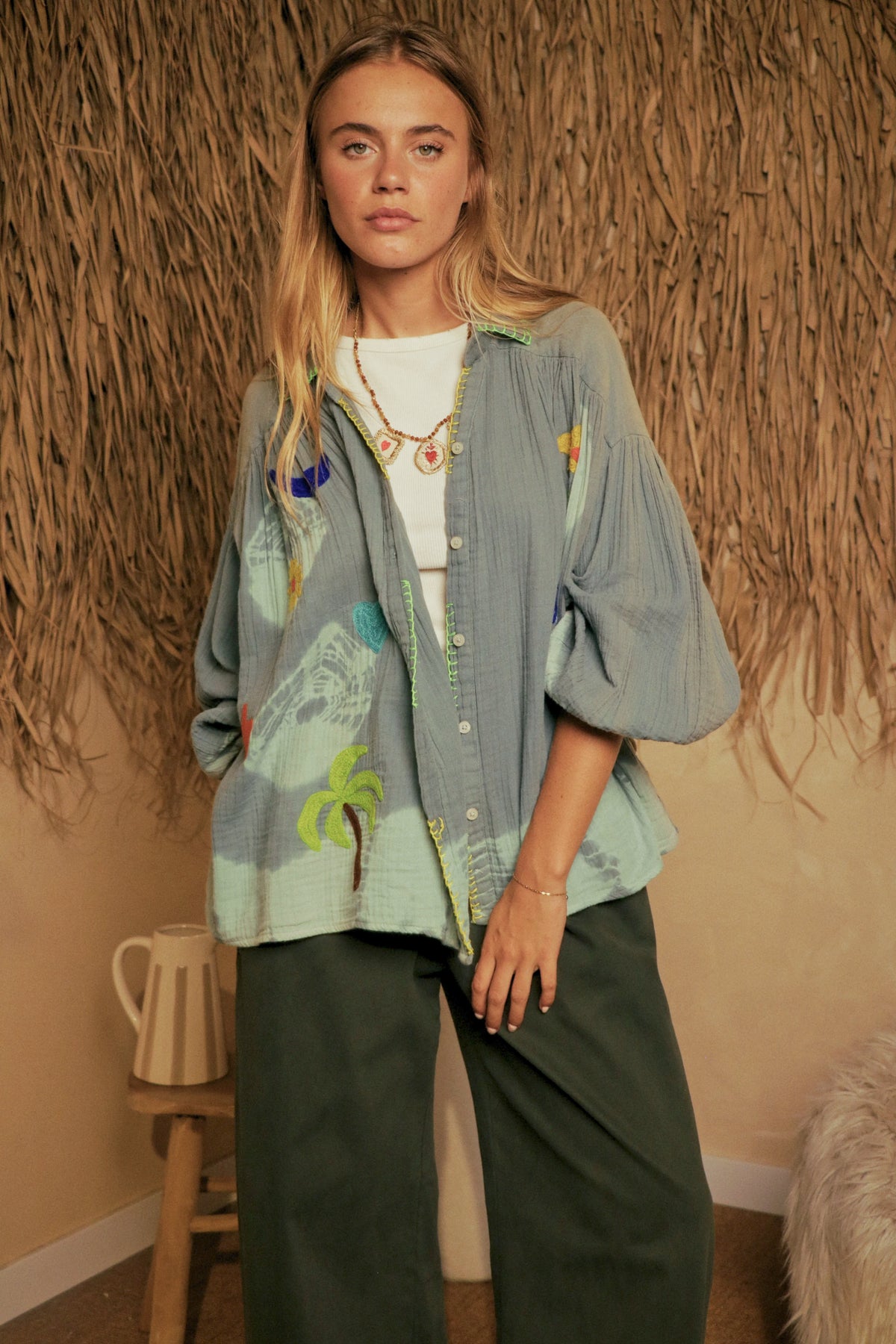 Chemise Jardin d’Émeraude