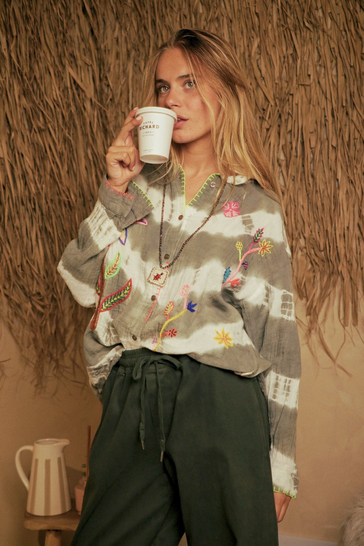 Chemise Désert Fleuri