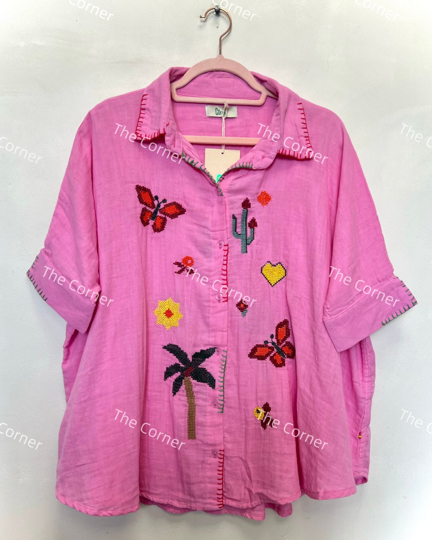 Chemise Rose des Îles