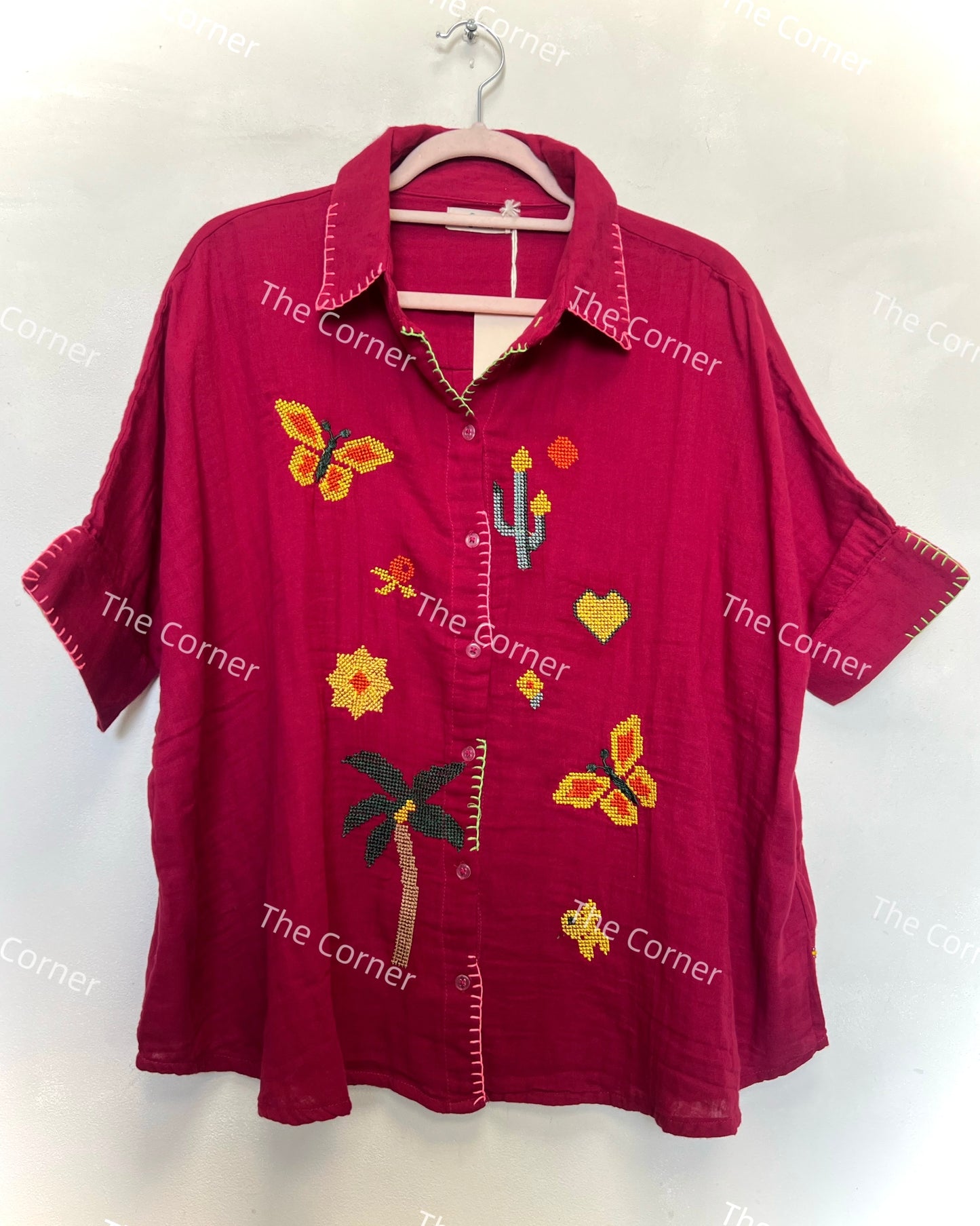 Chemise Rose des Îles