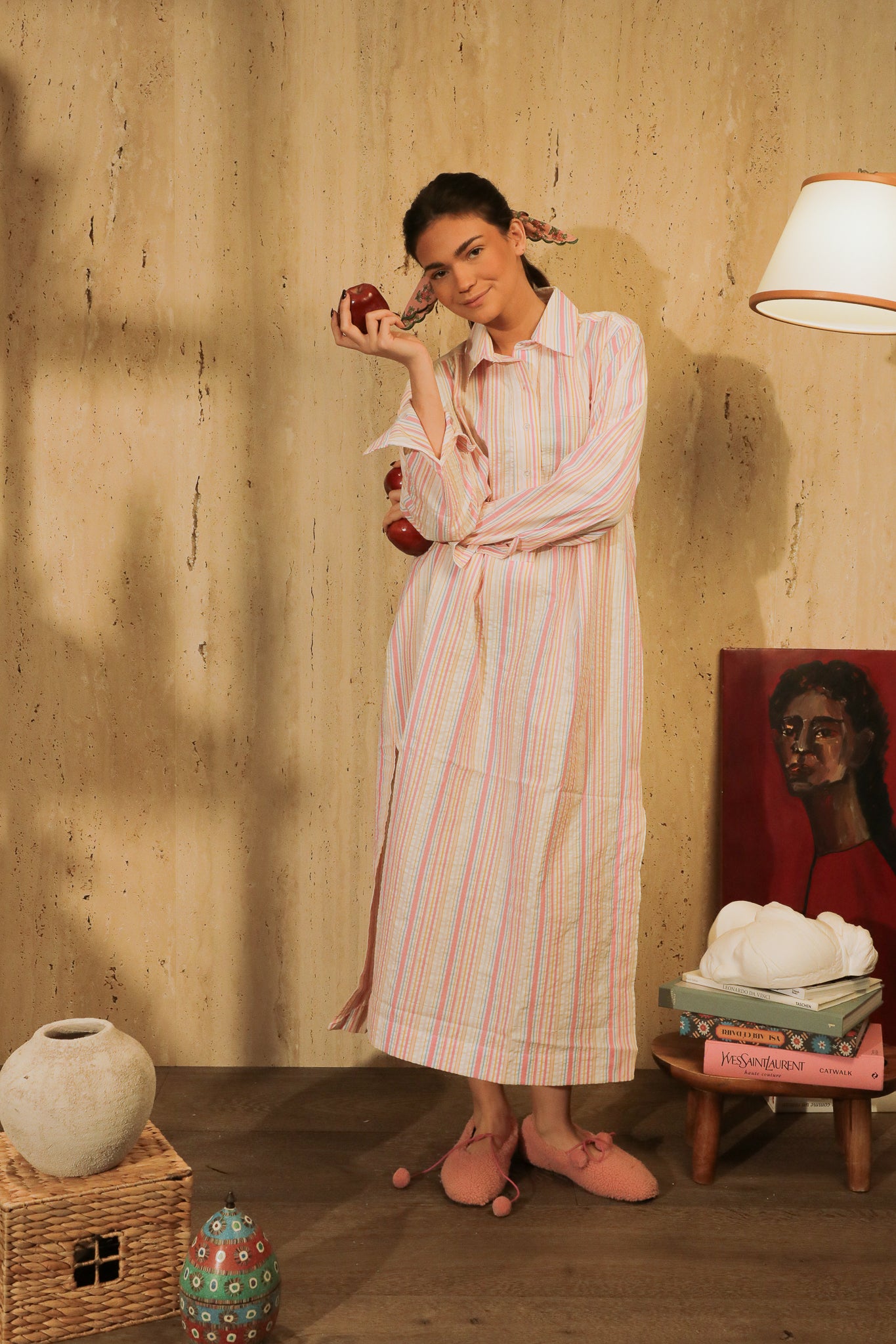 Robe Matin Maison Rosé