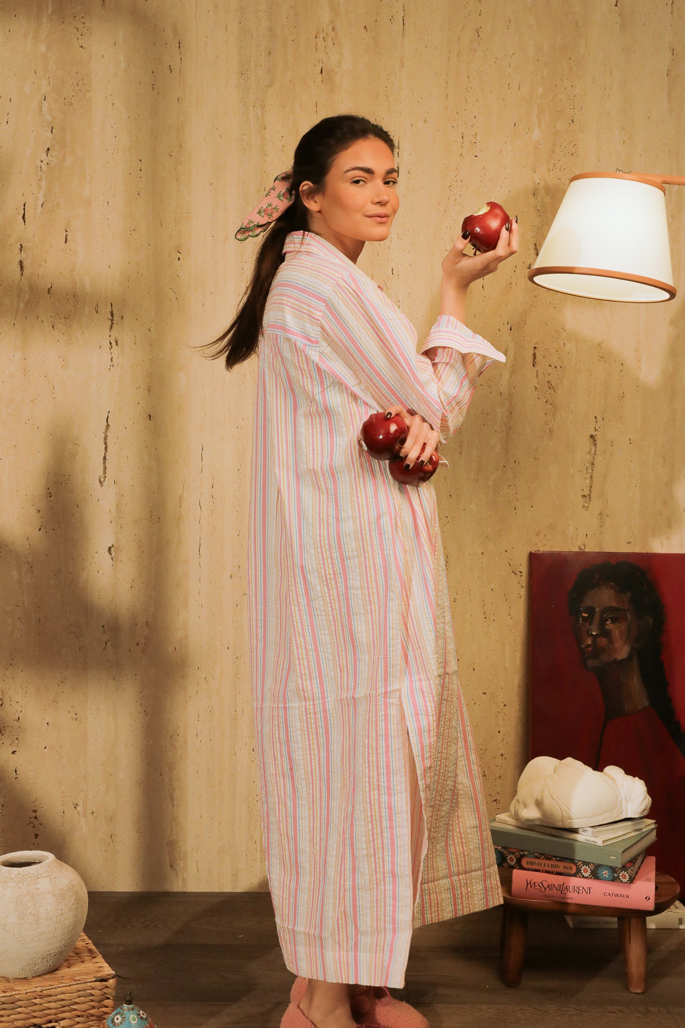 Robe Matin Maison Rosé