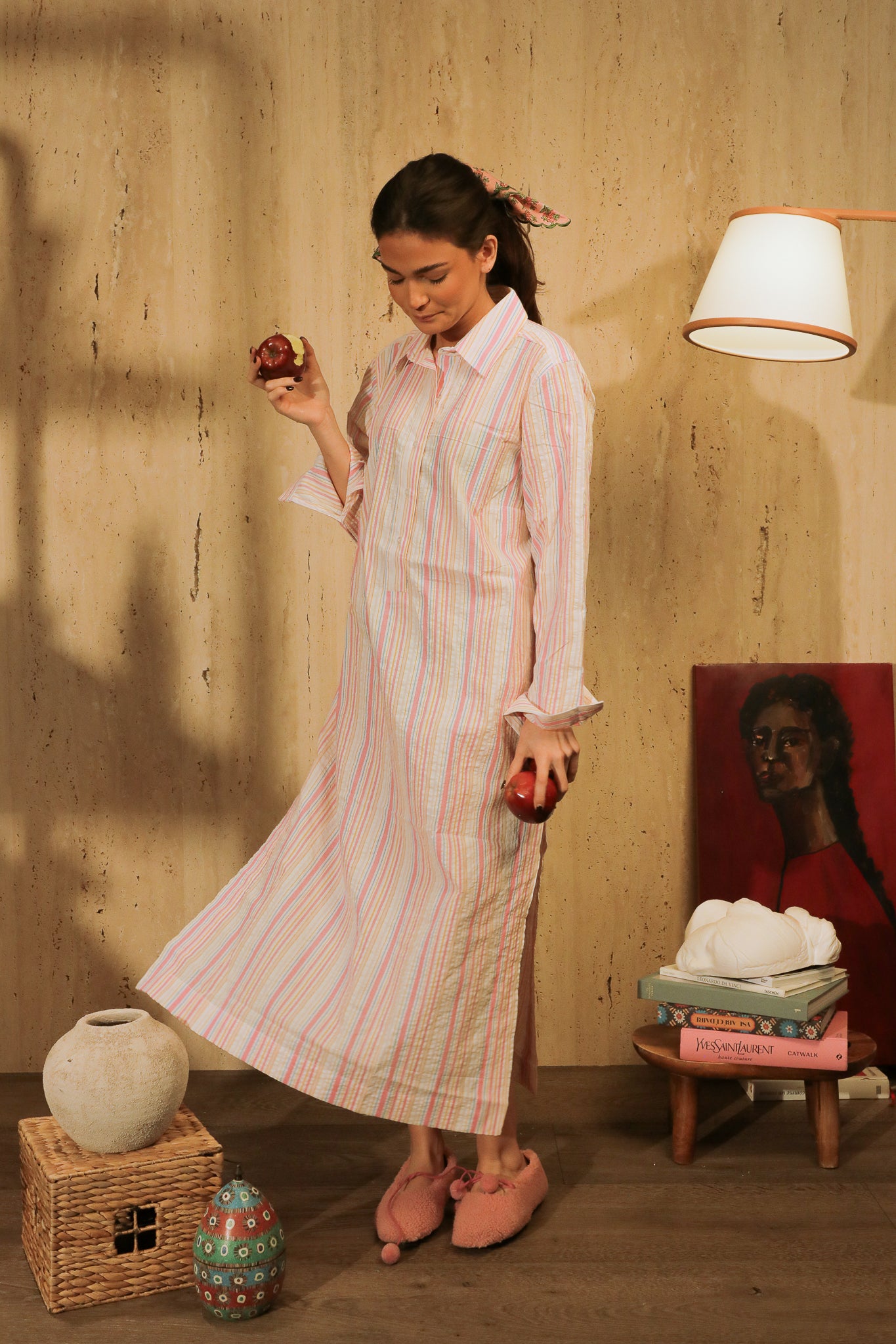 Robe Matin Maison Rosé