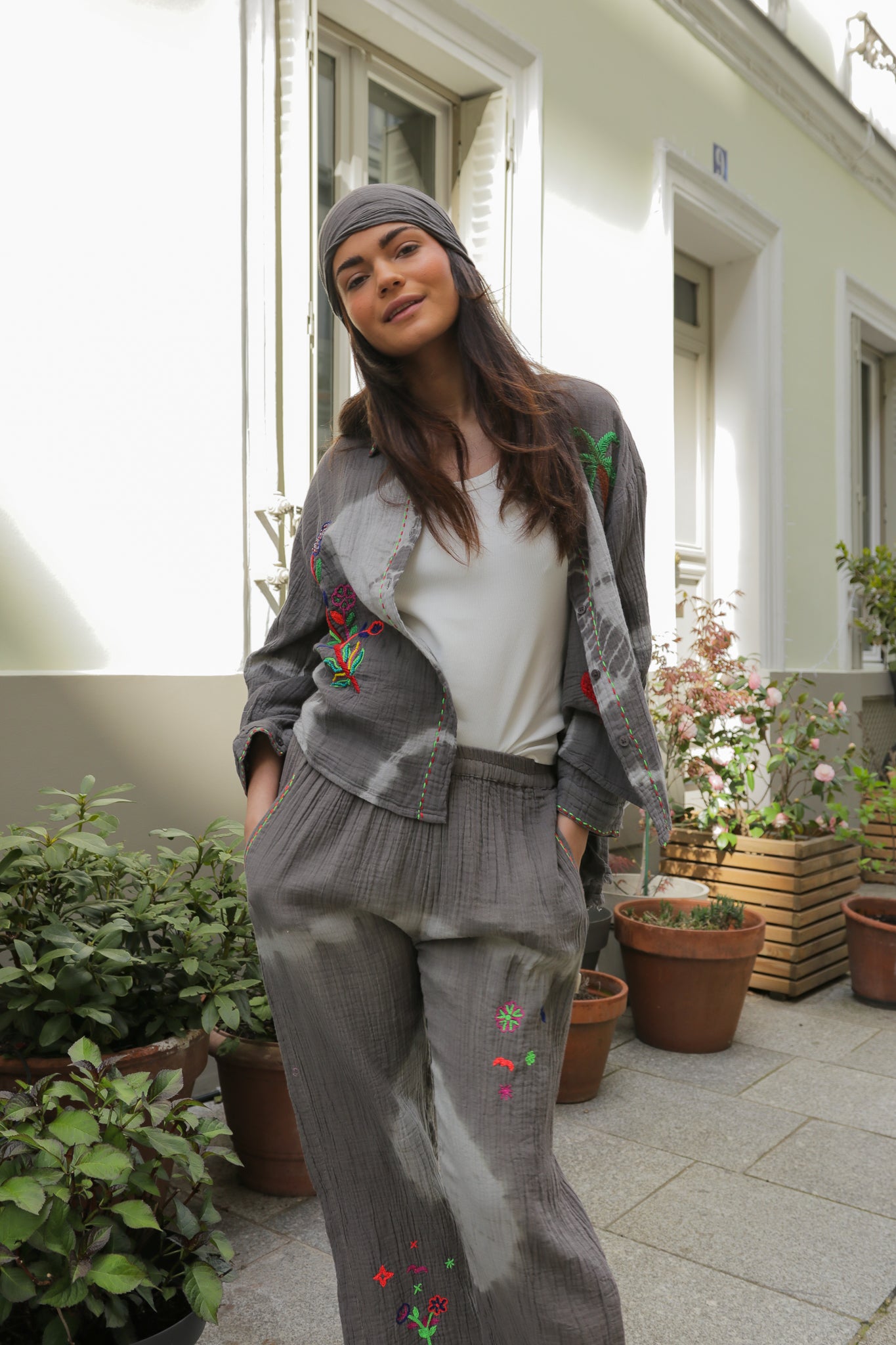 Chemise Alba Gris