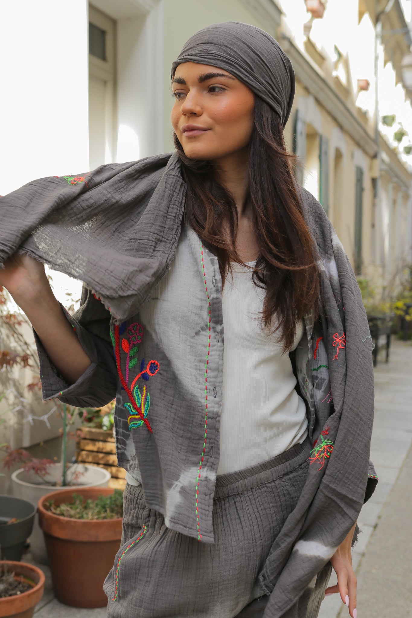 Chemise Alba Gris