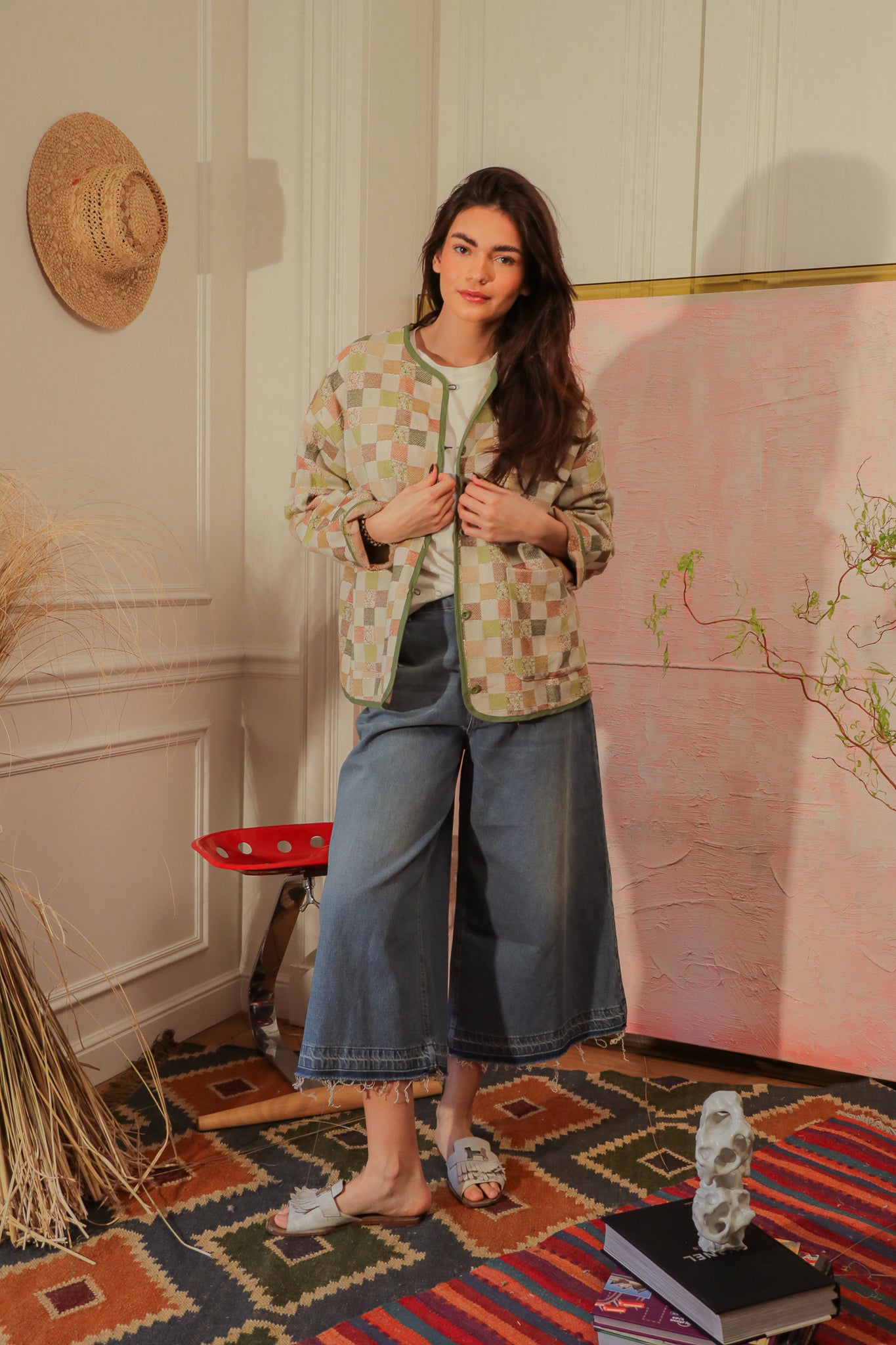 Veste Patchwork Olive