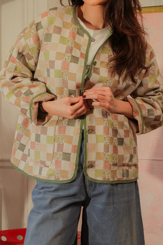 Veste Patchwork Olive