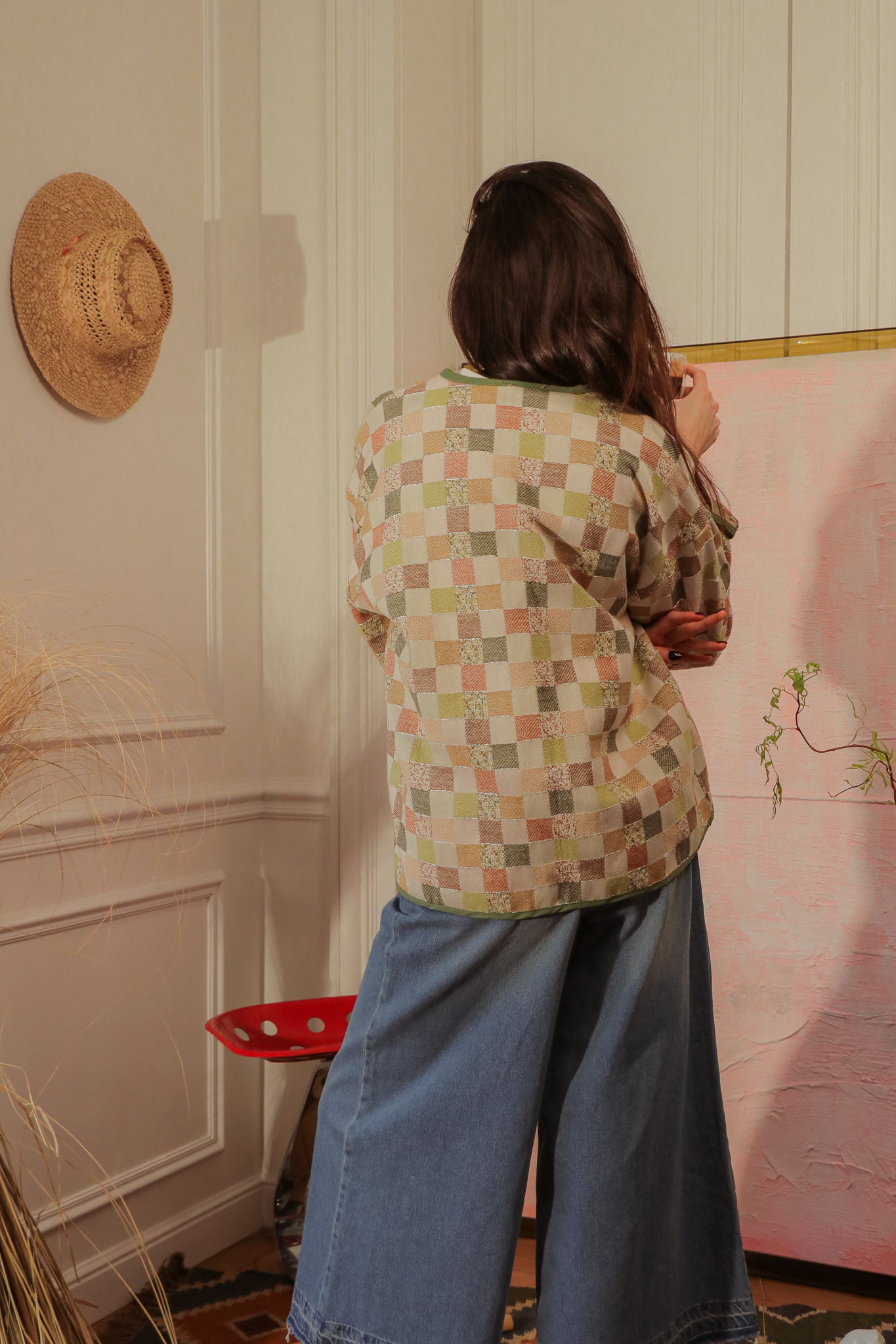 Veste Patchwork Olive