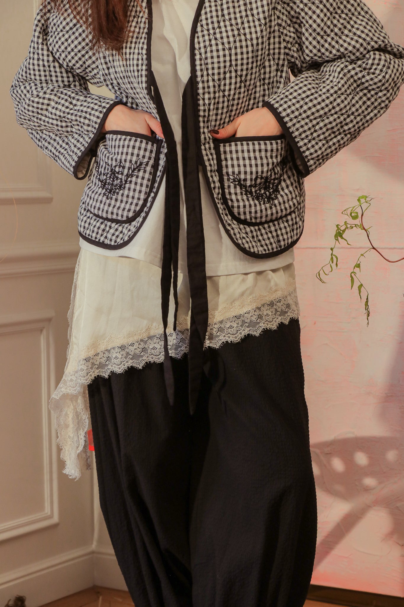 Veste Élise Brodée