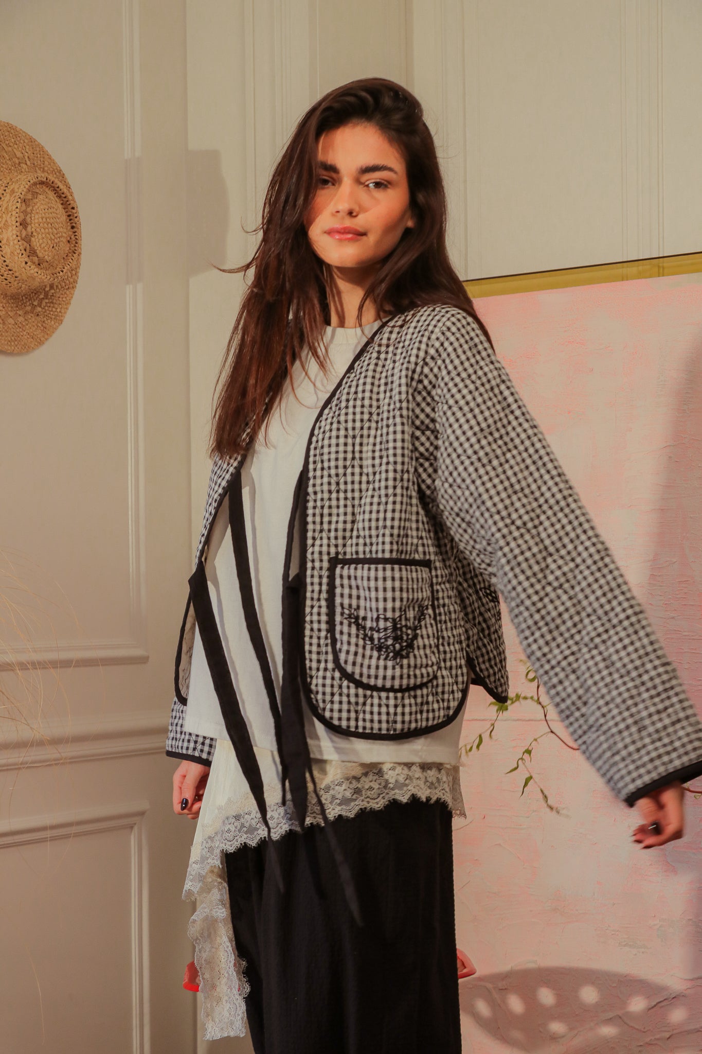 Veste Élise Brodée