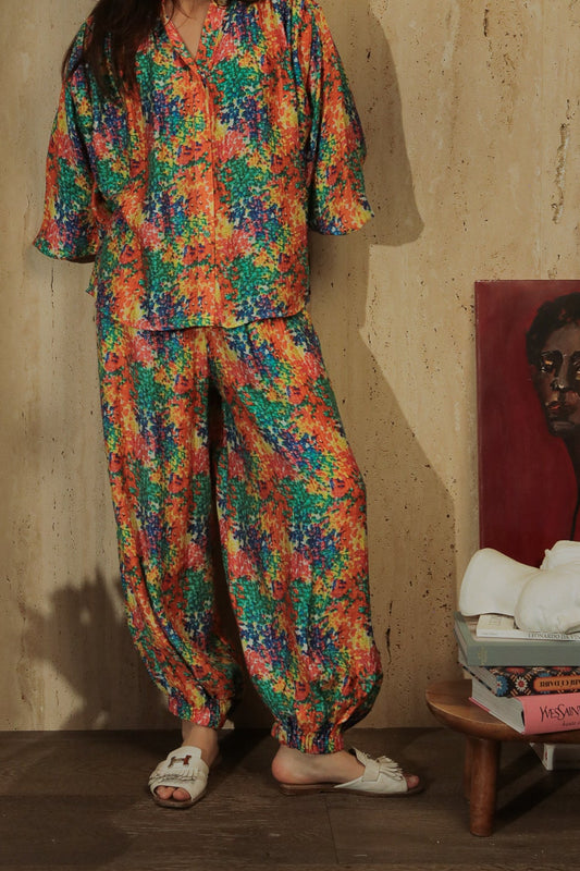 Pantalon Jardin Impressionniste