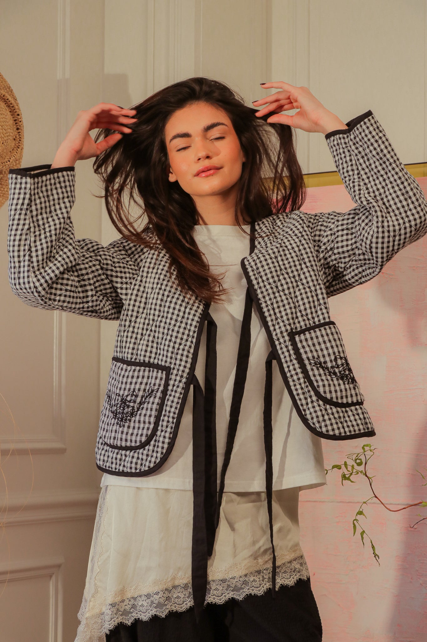 Veste Élise Brodée