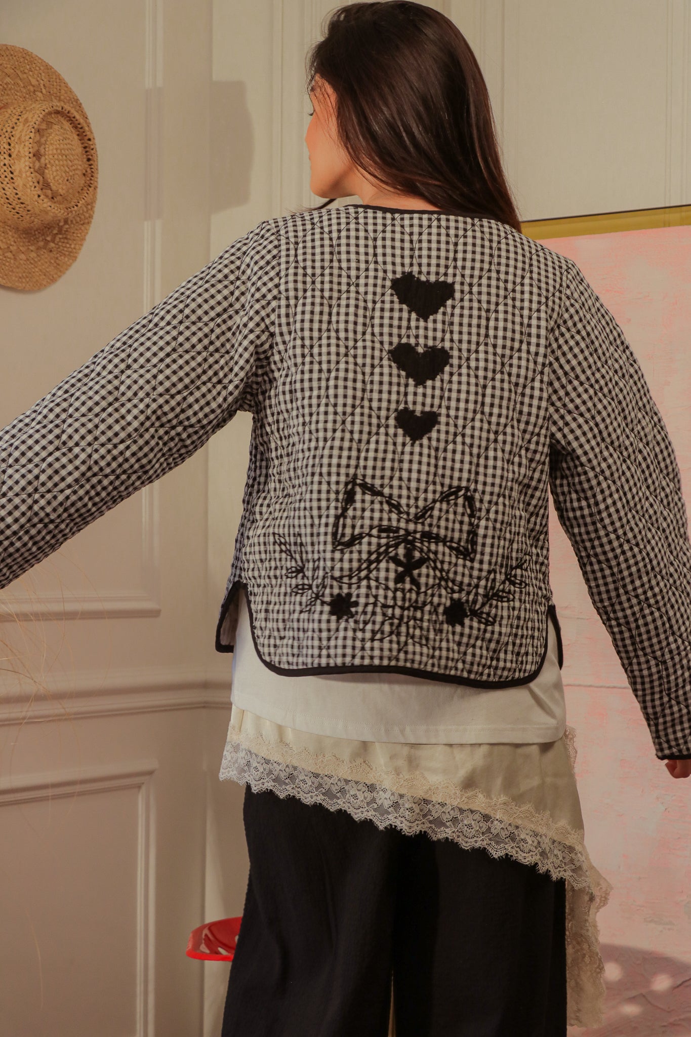 Veste Élise Brodée