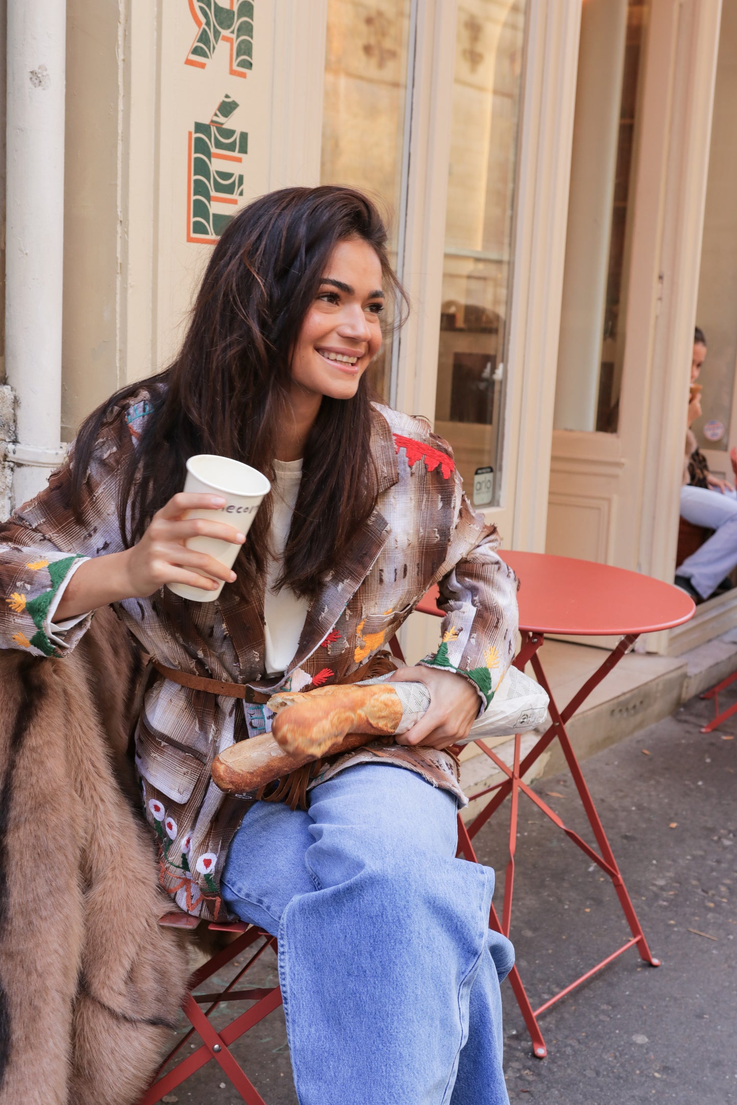 Blazer brodée Cinnamon