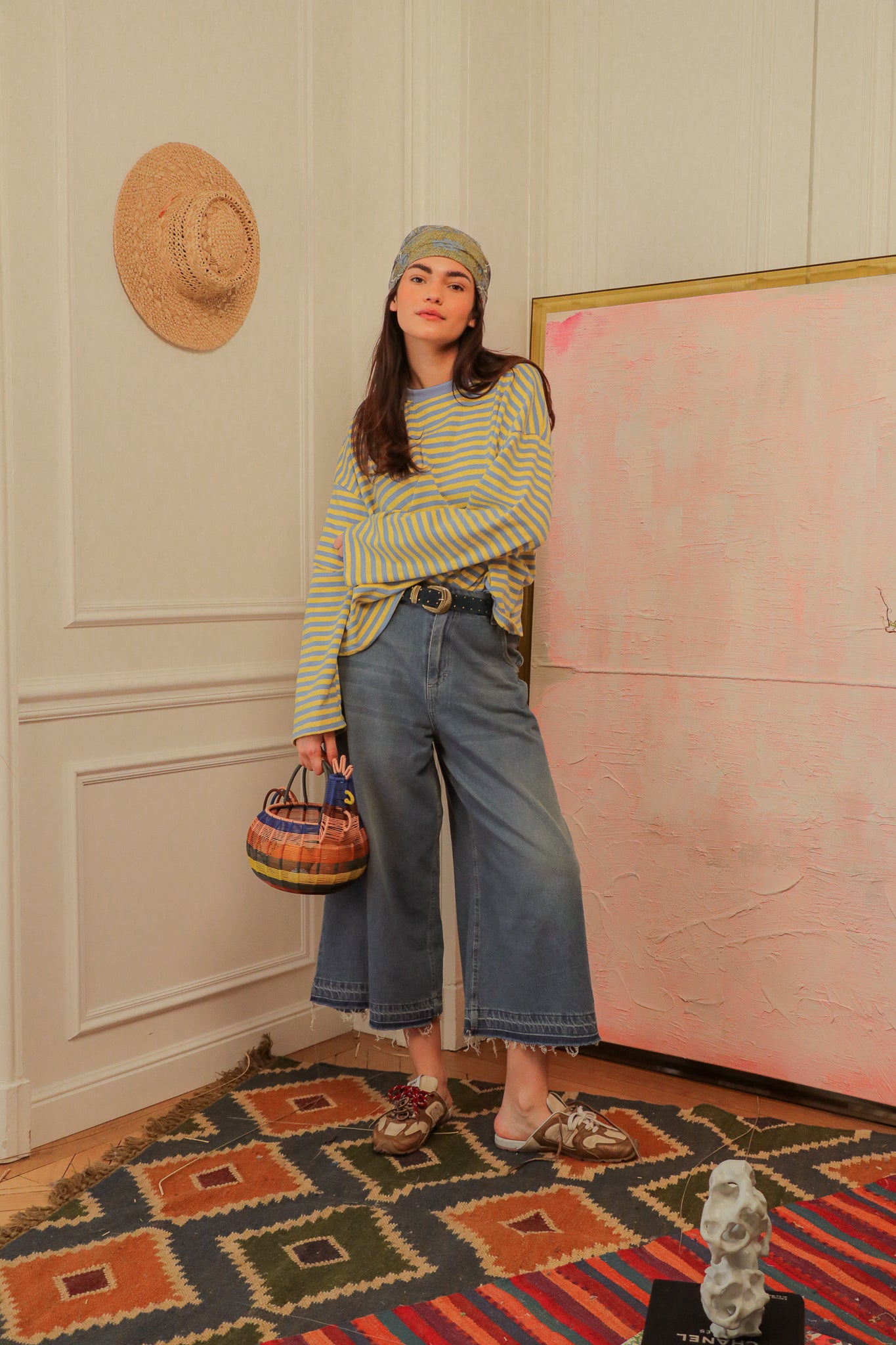 T-shirt Sunstripe Lemon