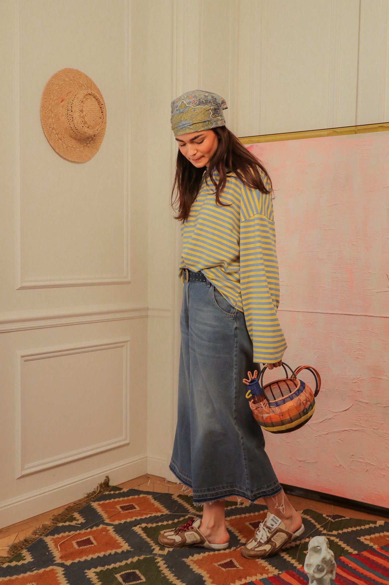 T-shirt Sunstripe Lemon