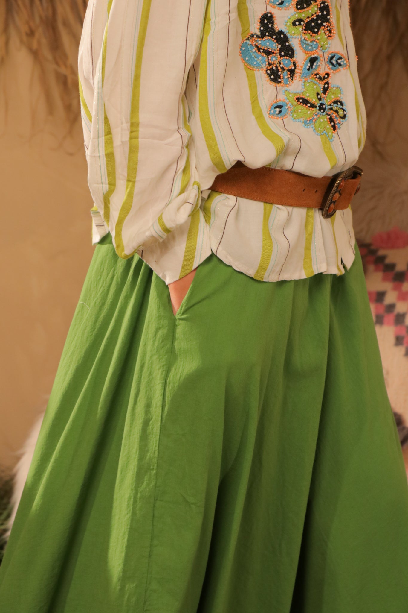 Jupe Verde Primavera