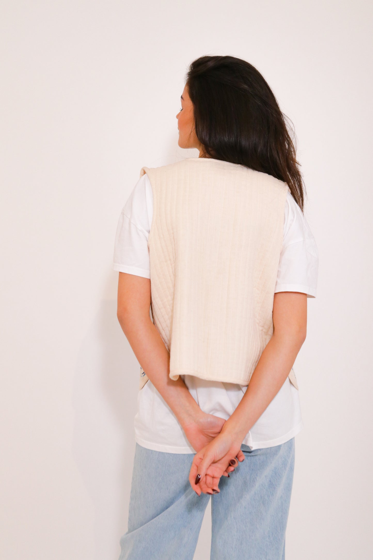 Gilet Célestine Brodée