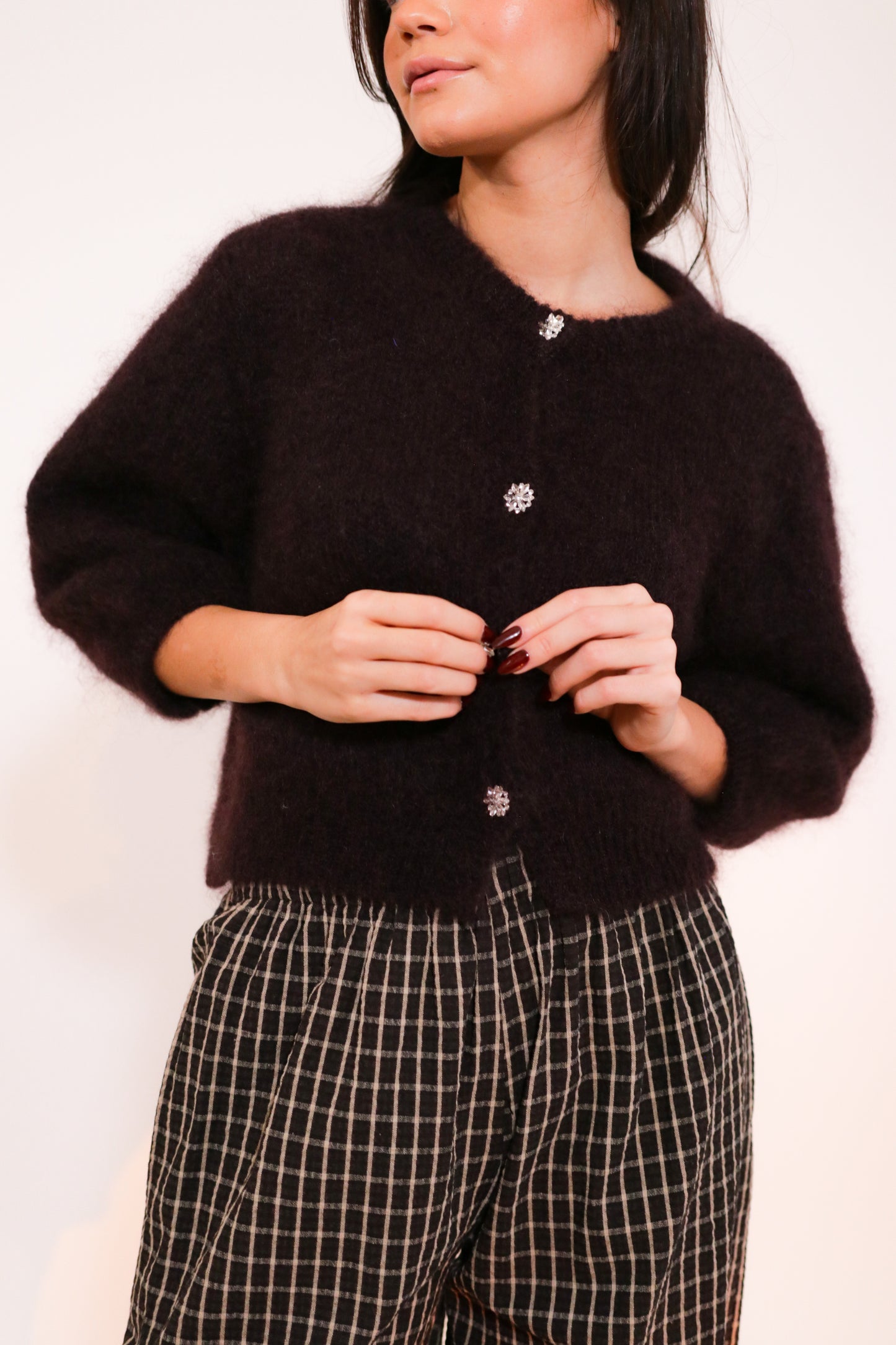 Pull en mohair Bijoux