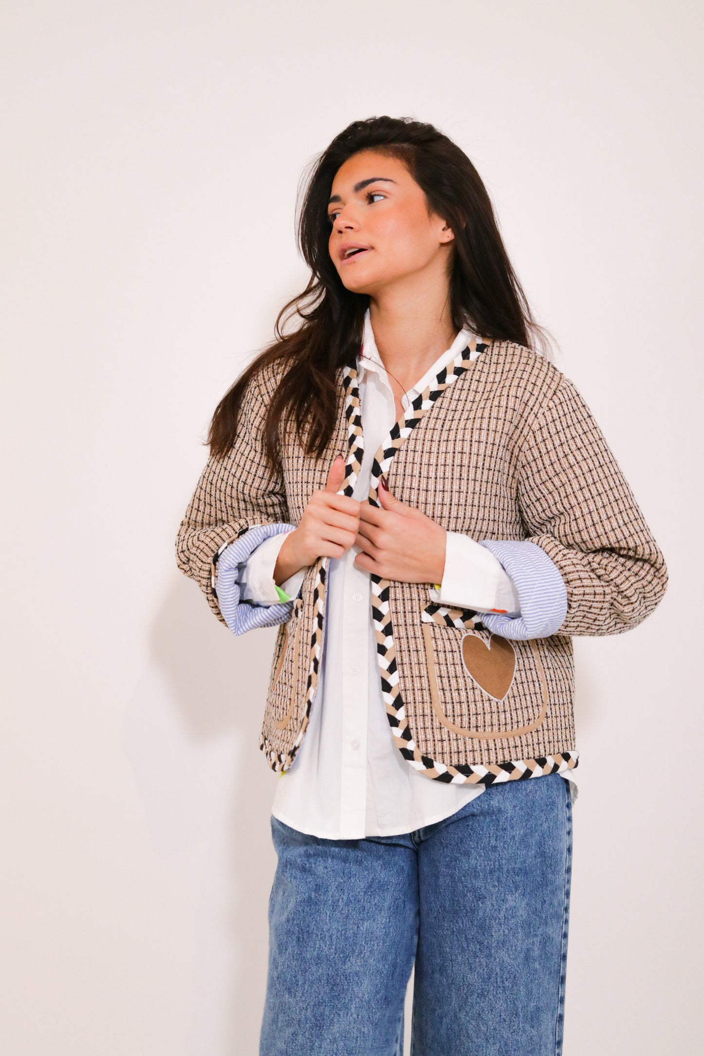 Veste en tweed Heart