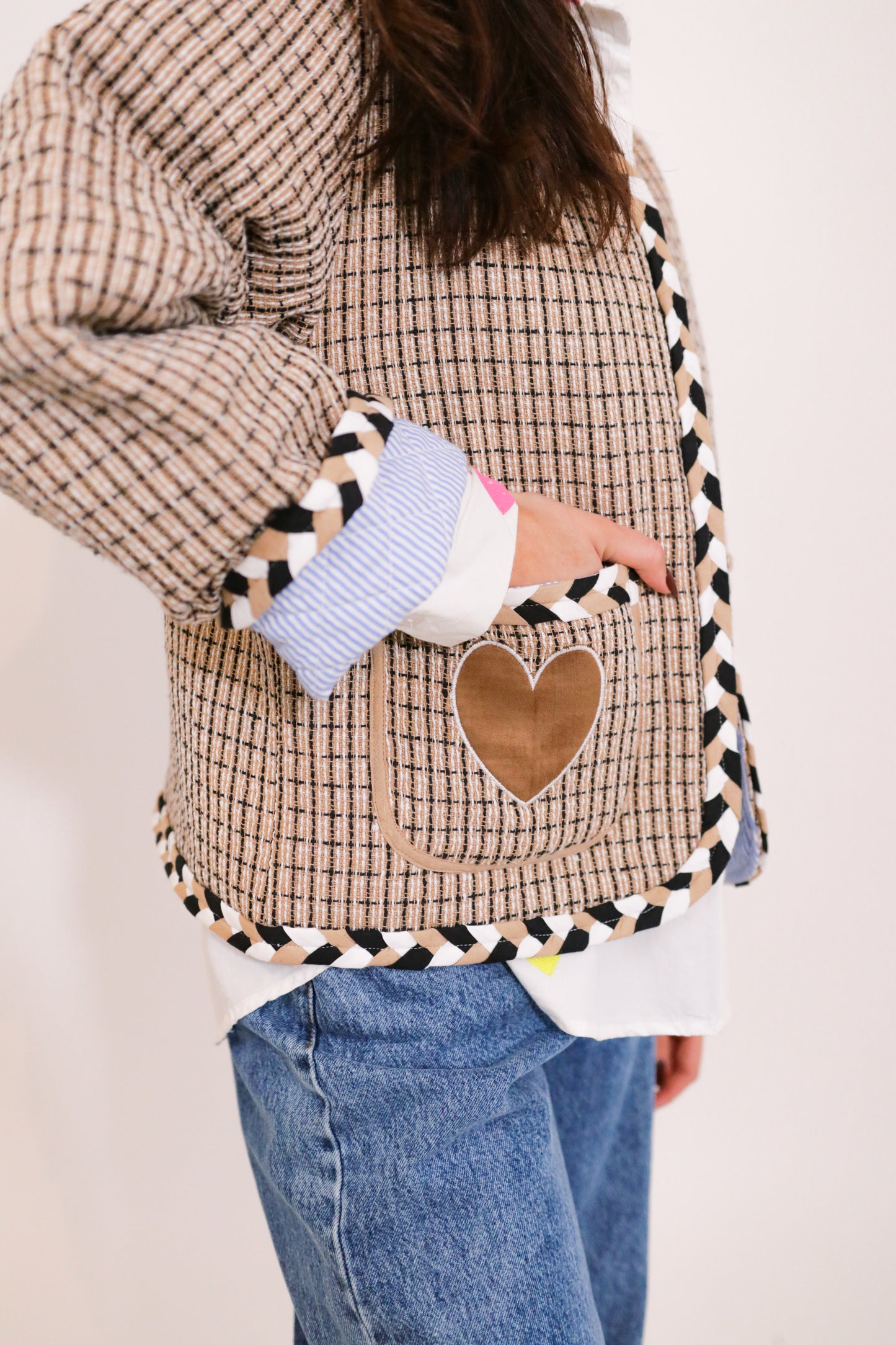 Veste en tweed Heart