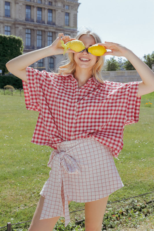 Chemise Cherry Picnic