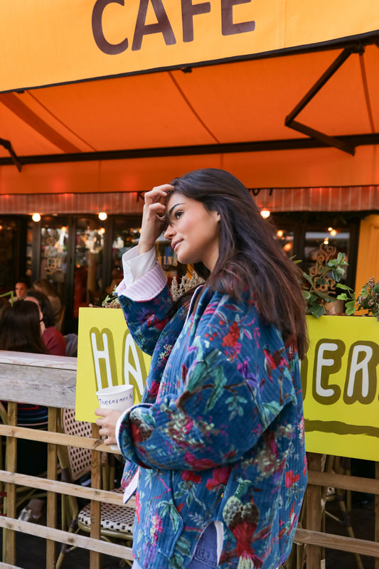 Veste en velour Bloom