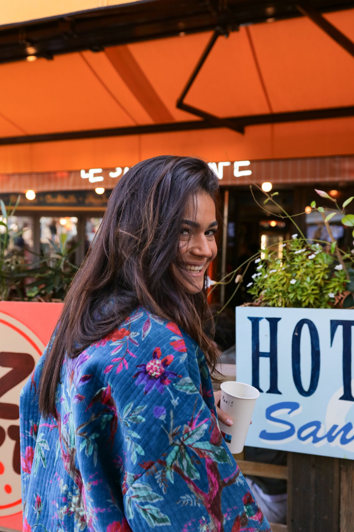 Veste en velour Bloom