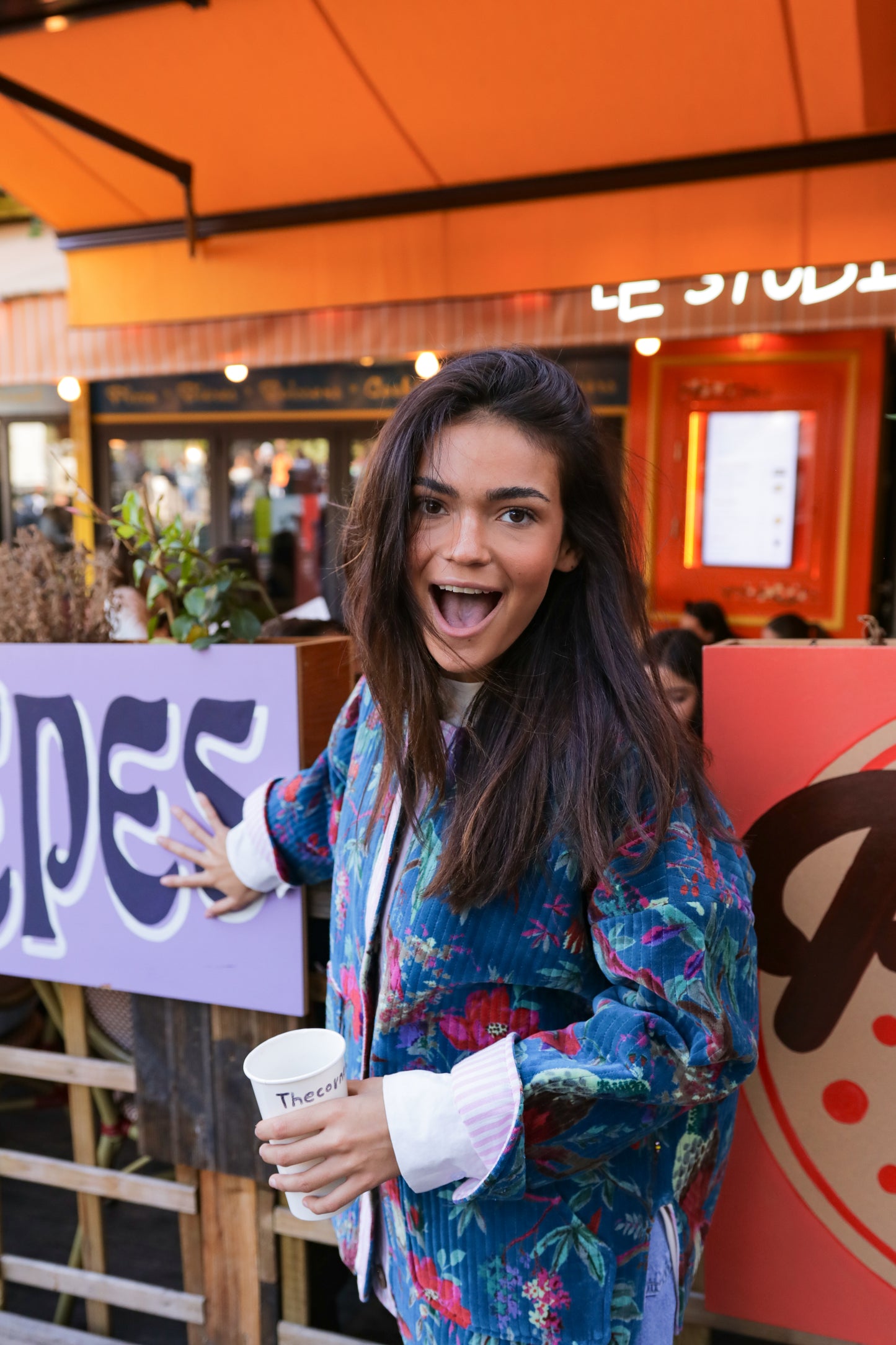 Veste en velour Bloom