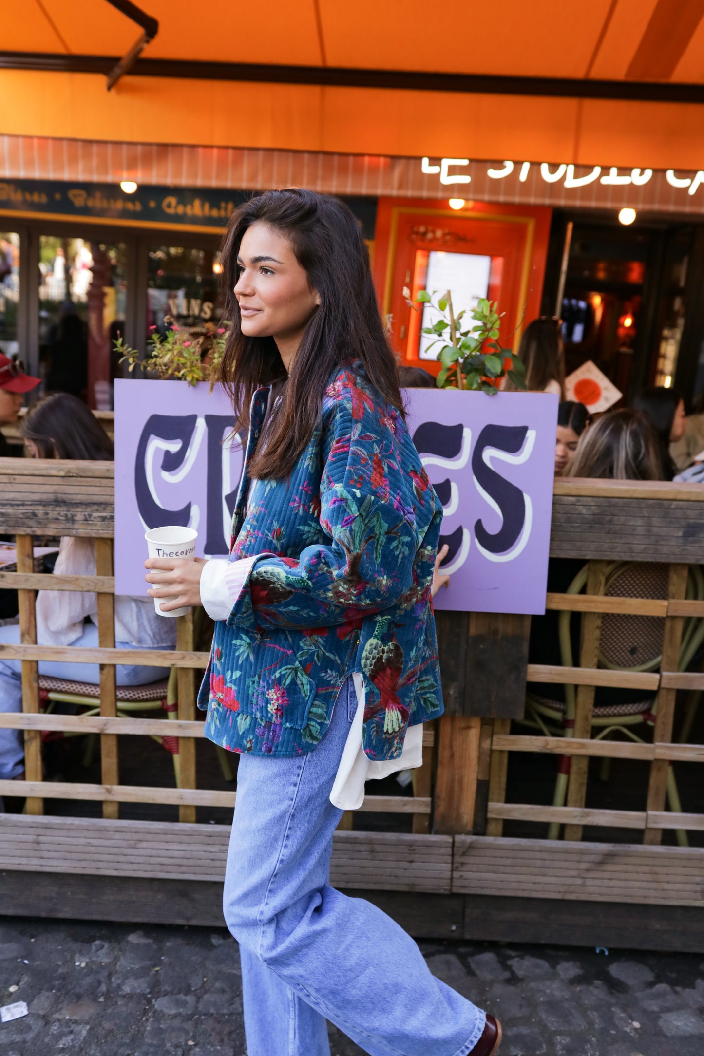 Veste en velour Bloom