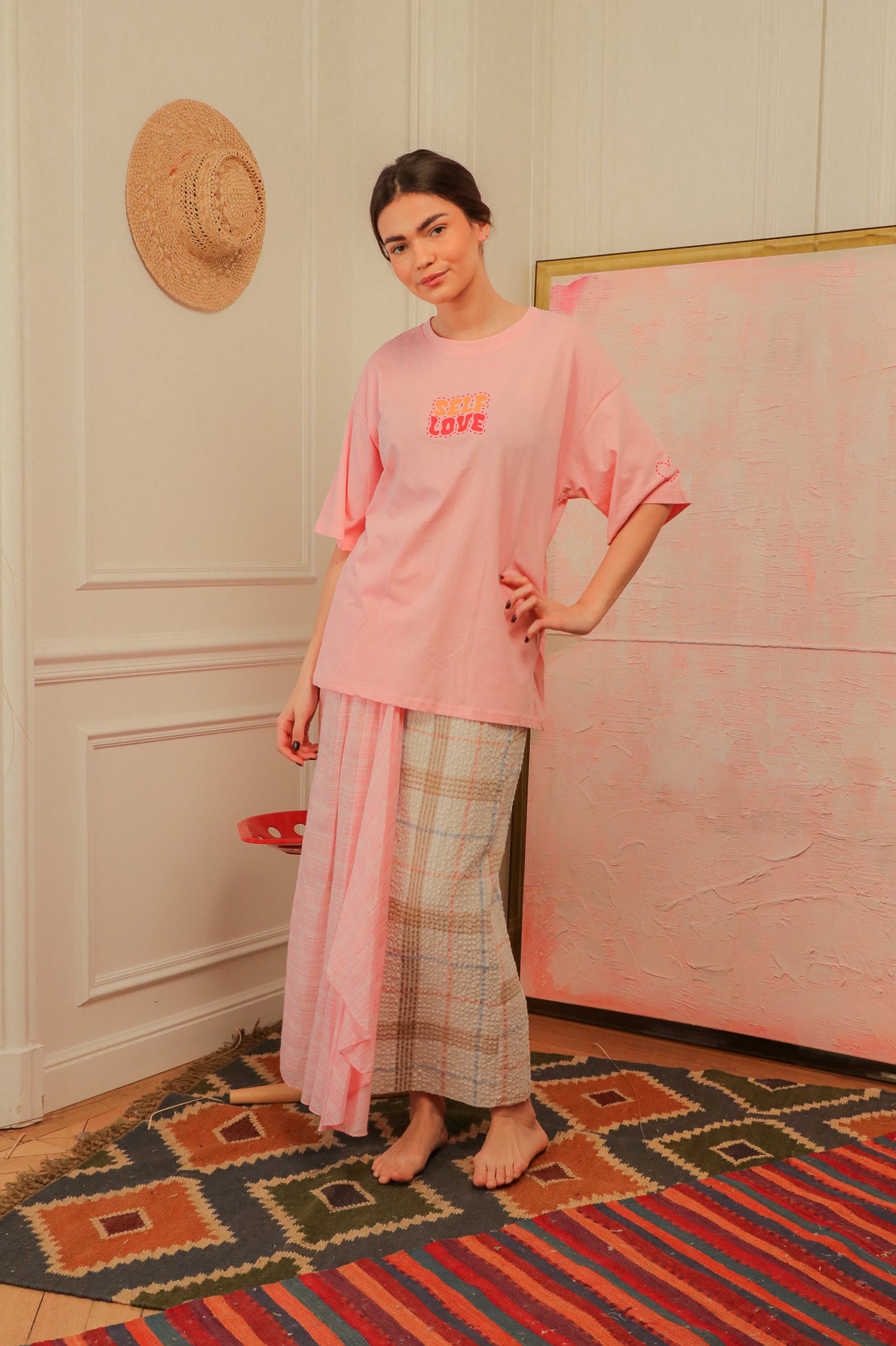 Jupe Patchwork Rose