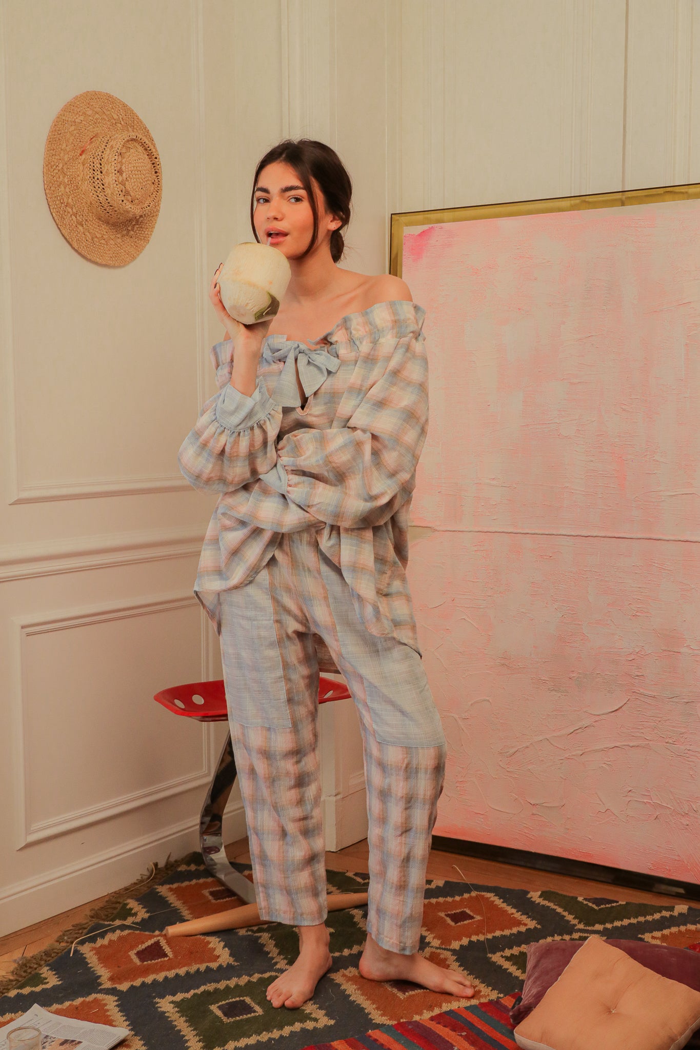 Pantalon Bohème Pastel