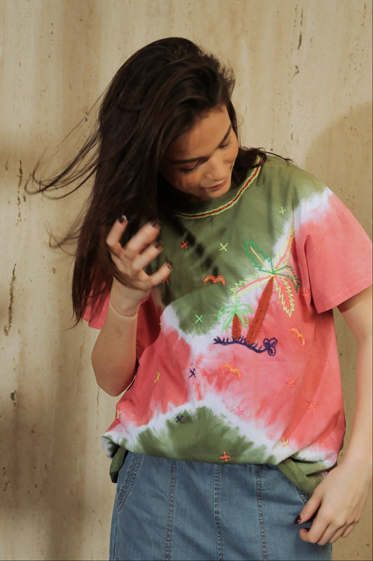 T-shirt Palmier