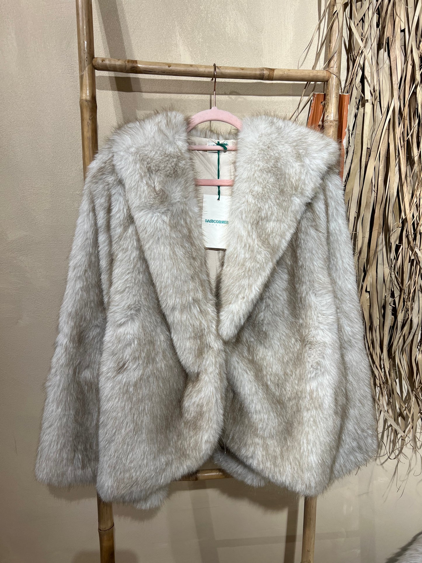 Manteau oversize en fausse fourrure Aurora