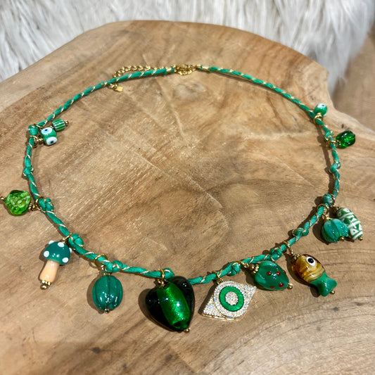 Collier Émeraude Enchantée