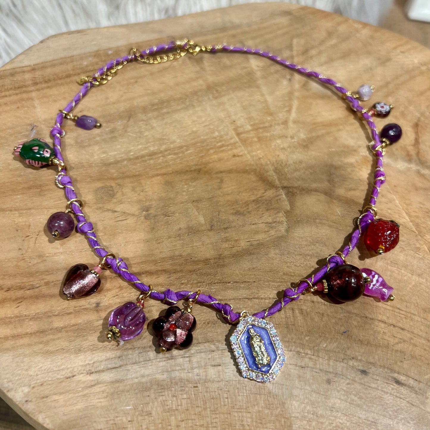 Collier Améthyste Bohème Sacrée