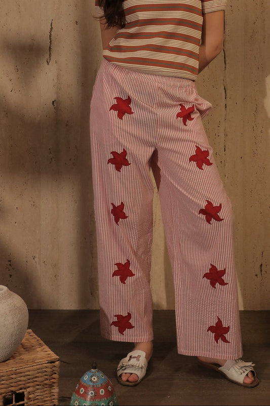 Pantalon Astérie Rouge